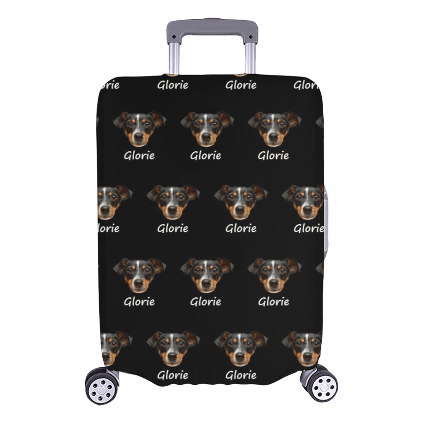 Personalized Face Name Luggage Cover| Custom Prank Photo Suitcase Cover Birthday Gifts