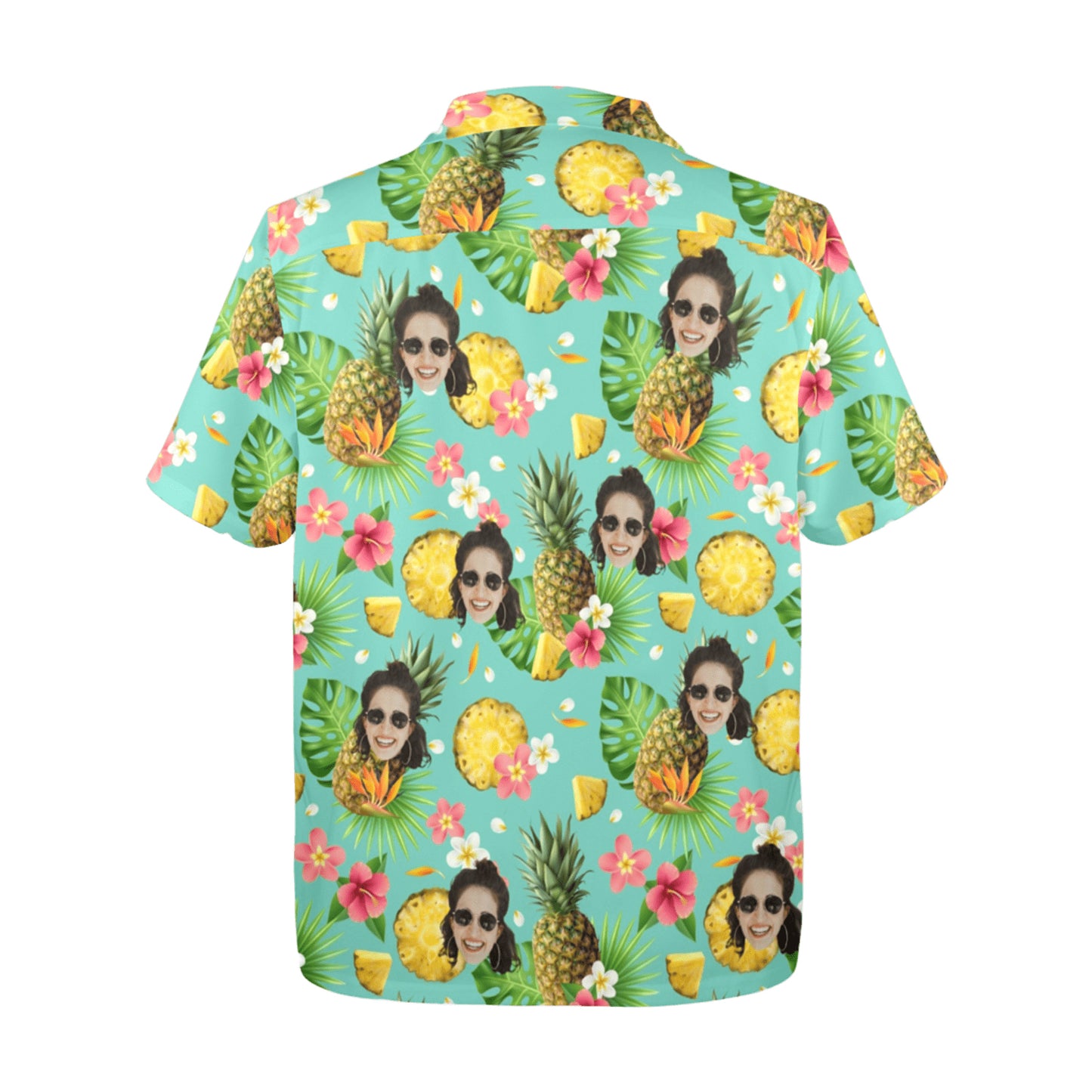 Custom Face Pineapple Hawaiian Shirt | Personalized Tropical Aloha Shirt For Summer Vacation