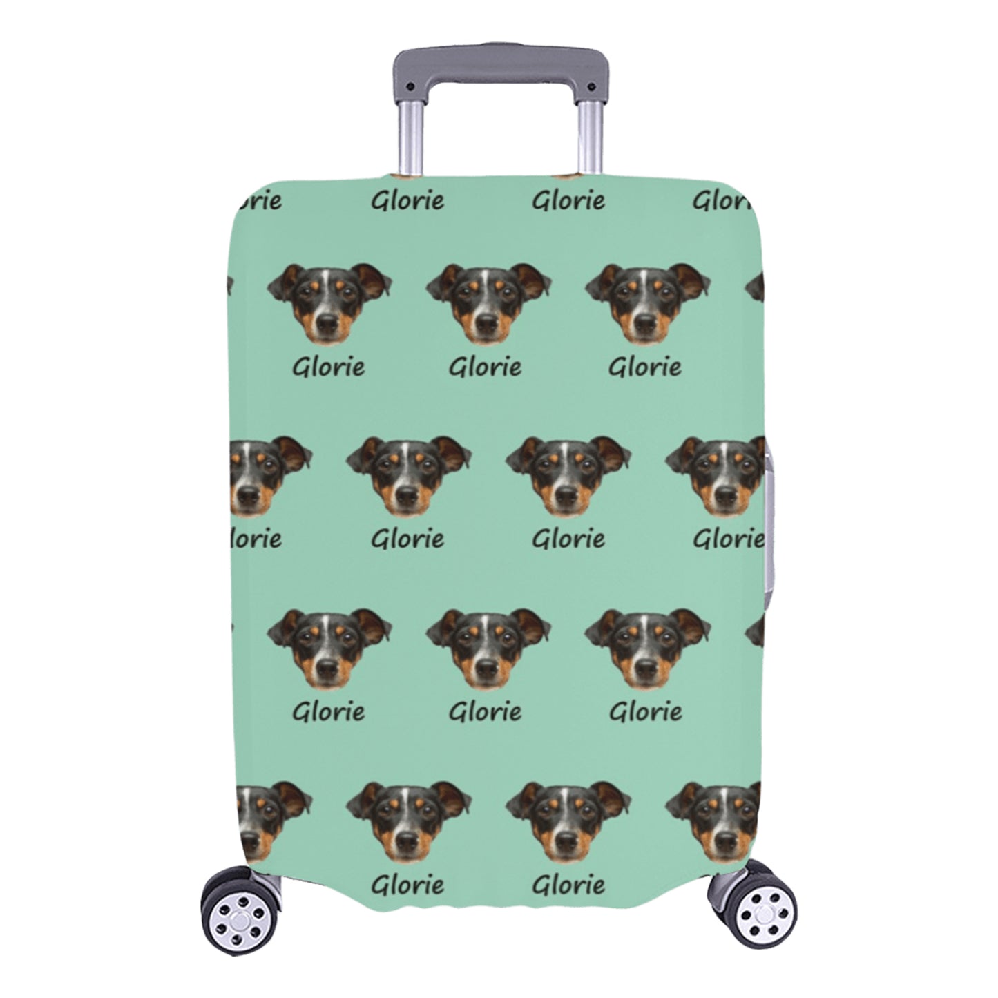 Personalized Face Name Luggage Cover| Custom Prank Photo Suitcase Cover Birthday Gifts