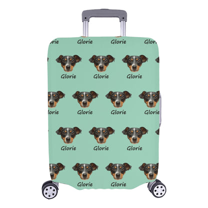 Personalized Face Name Luggage Cover| Custom Prank Photo Suitcase Cover Birthday Gifts