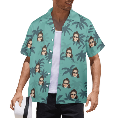 Custom Face Tommy Vercetti Hawaiian Shirt | Personalized Tropical Aloha Shirt For Cruise Party