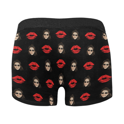 Custom Face I Lick It So It's Mine Underwear | Personalized Photo Men's Boxer Briefs For Boyfriend/Husband