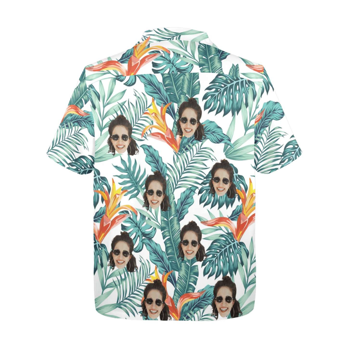 Custom Face seaweed Hawaiian Shirt | Personalized Tropical Summer Shirt Vacation Party Gift