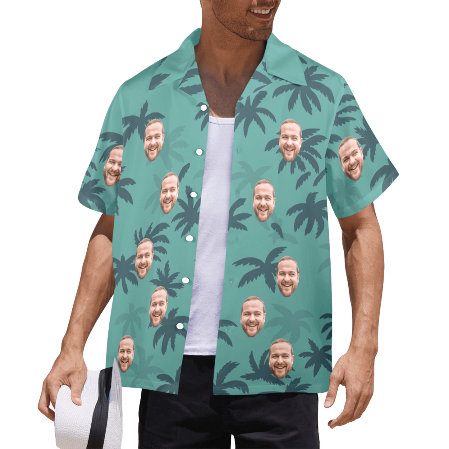 Custom Face Tommy Vercetti Hawaiian Shirt | Personalized Tropical Aloha Shirt For Cruise Party