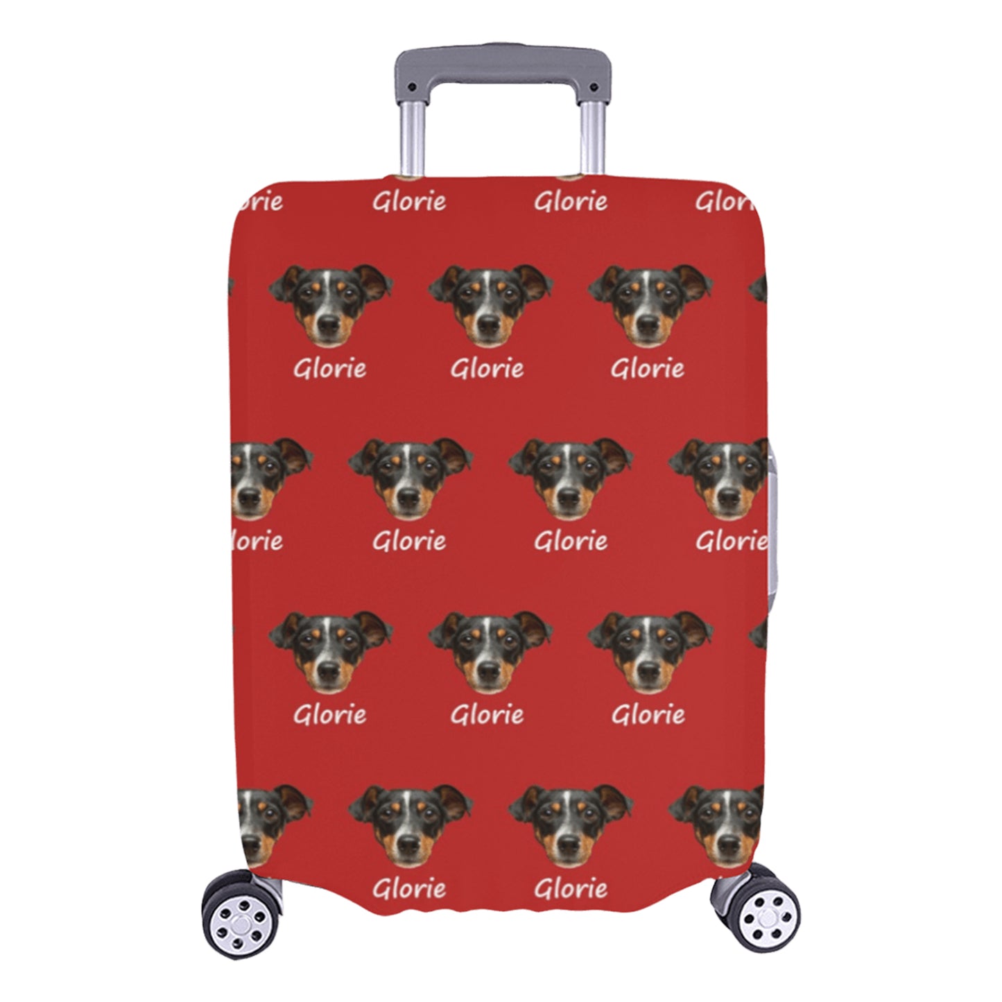 Personalized Face Name Luggage Cover| Custom Prank Photo Suitcase Cover Birthday Gifts