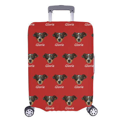 Personalized Face Name Luggage Cover| Custom Prank Photo Suitcase Cover Birthday Gifts
