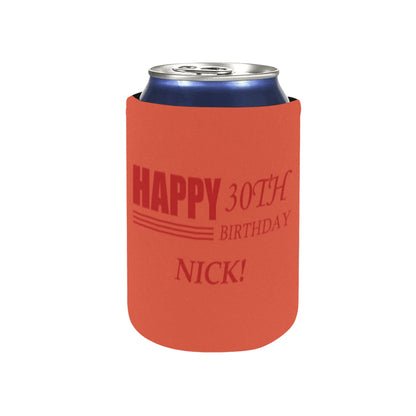 Personalized Photo Can Cooler | Custom Neoprene Koozies Non Slip for Beer Cans&Bottles Funny Birthday Gift