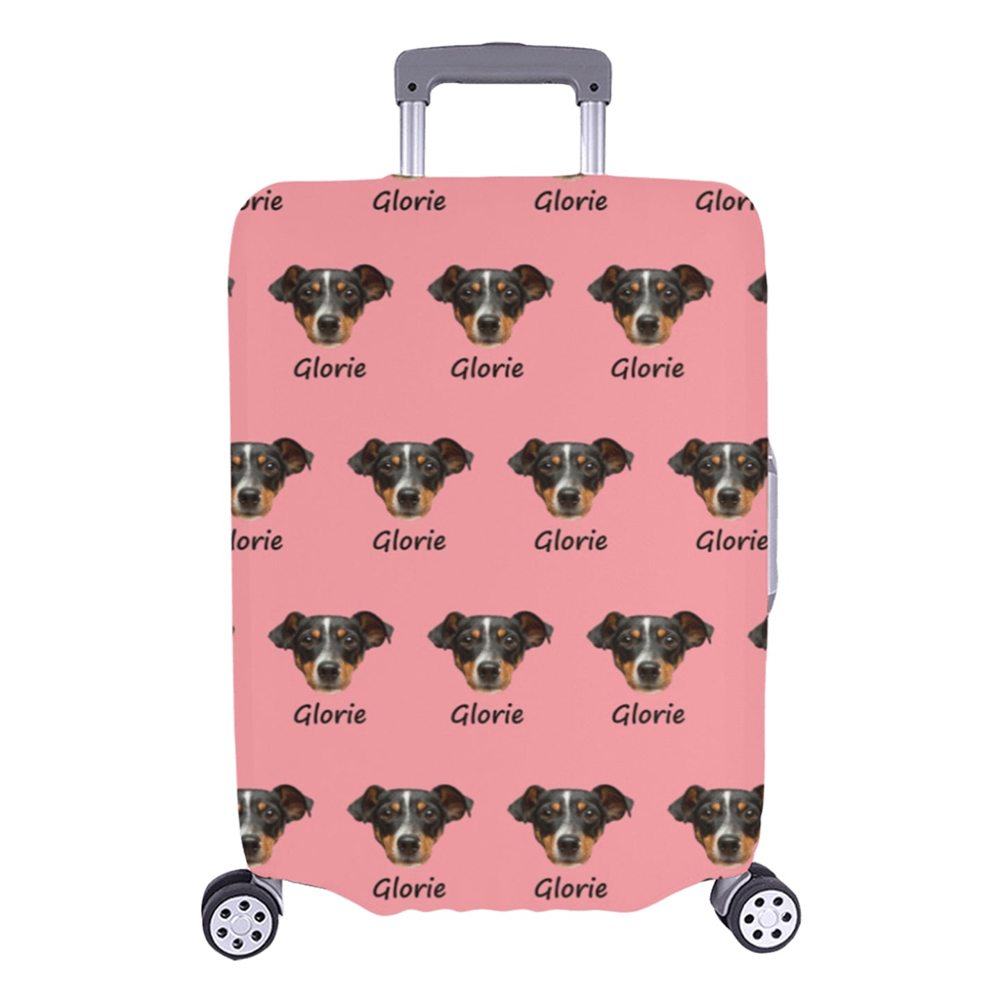 Personalized Face Name Luggage Cover| Custom Prank Photo Suitcase Cover Birthday Gifts
