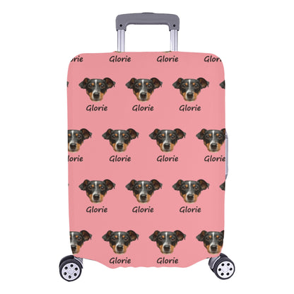 Personalized Face Name Luggage Cover| Custom Prank Photo Suitcase Cover Birthday Gifts