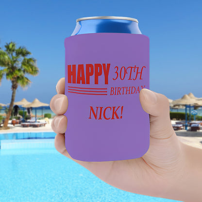Personalized Photo Can Cooler | Custom Neoprene Koozies Non Slip for Beer Cans&Bottles Funny Birthday Gift