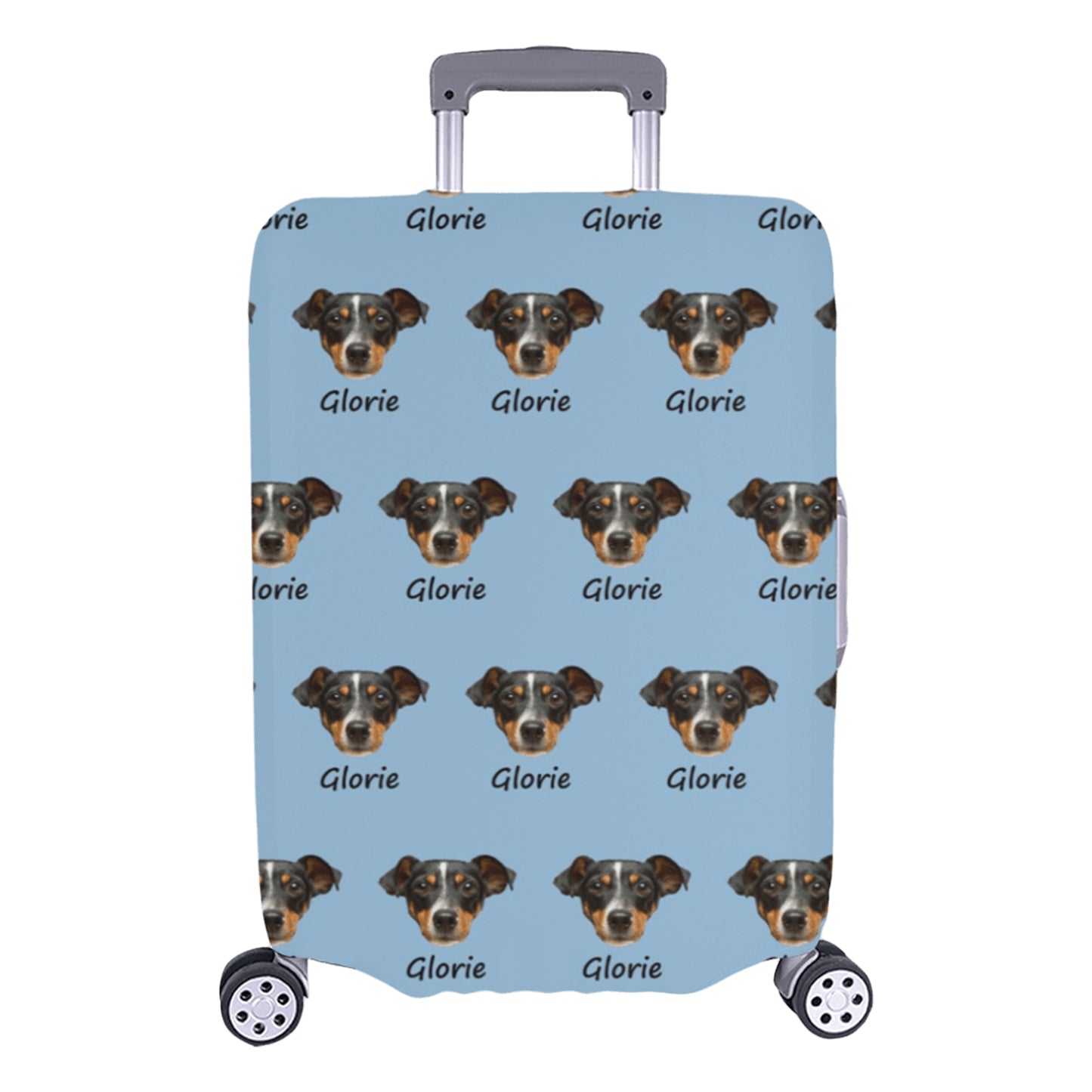 Personalized Face Name Luggage Cover| Custom Prank Photo Suitcase Cover Birthday Gifts