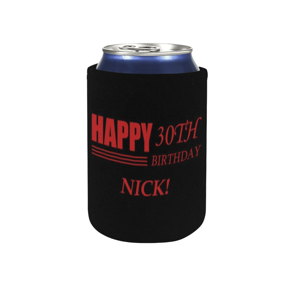 Personalized Photo Can Cooler | Custom Neoprene Koozies Non Slip for Beer Cans&Bottles Funny Birthday Gift