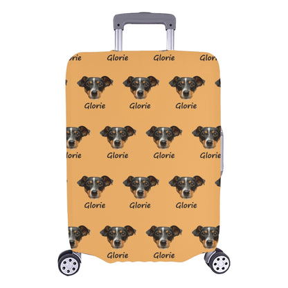 Personalized Face Name Luggage Cover| Custom Prank Photo Suitcase Cover Birthday Gifts