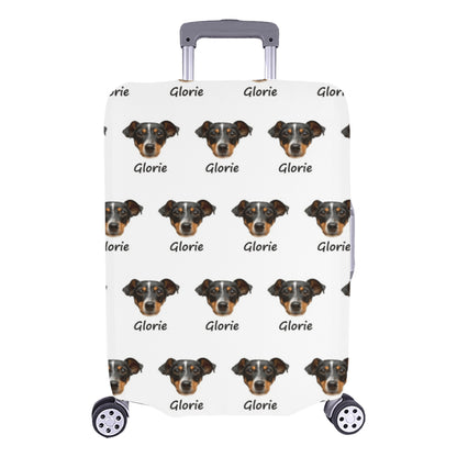 Personalized Face Name Luggage Cover| Custom Prank Photo Suitcase Cover Birthday Gifts