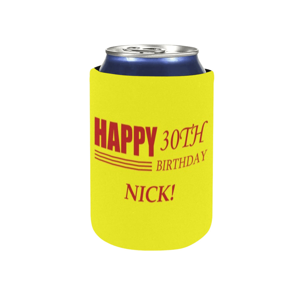 Personalized Photo Can Cooler | Custom Neoprene Koozies Non Slip for Beer Cans&Bottles Funny Birthday Gift