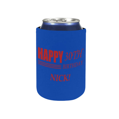 Personalized Photo Can Cooler | Custom Neoprene Koozies Non Slip for Beer Cans&Bottles Funny Birthday Gift
