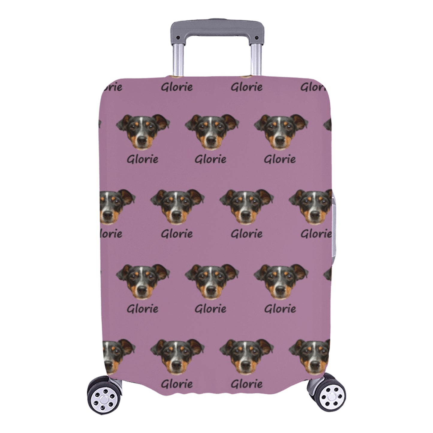 Personalized Face Name Luggage Cover| Custom Prank Photo Suitcase Cover Birthday Gifts
