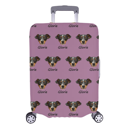 Personalized Face Name Luggage Cover| Custom Prank Photo Suitcase Cover Birthday Gifts