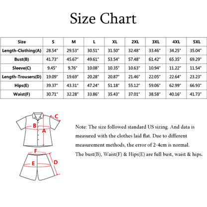 Custom Heart Multi-Color Pajamas | Personalized Men's V-Neck Short Pajama Set Gift for Him