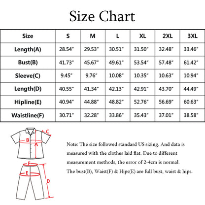 Custom Heart Multi-Color Pajamas | Personalized Men's V-Neck Pajama Set Anniversary Gift