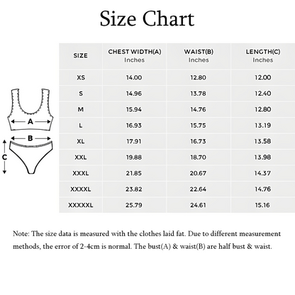 Custom Dense Face Swimsuit | Personalized Women's Scoop Neck Sport Top High Waisted Bikini Party Surprise
